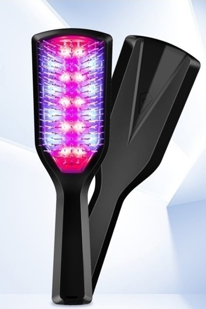 Red Light Vibration Massage Comb for All Genders
