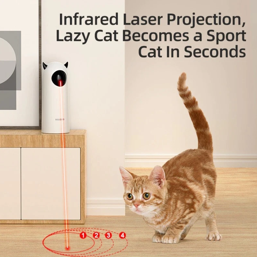 Interactive Infrared Cat Teaser