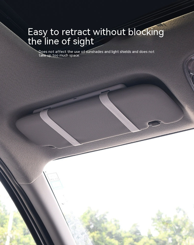Dimmable LED Car Visor Mirror