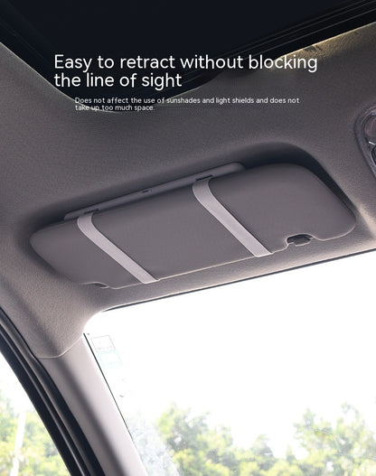 Dimmable LED Car Visor Mirror