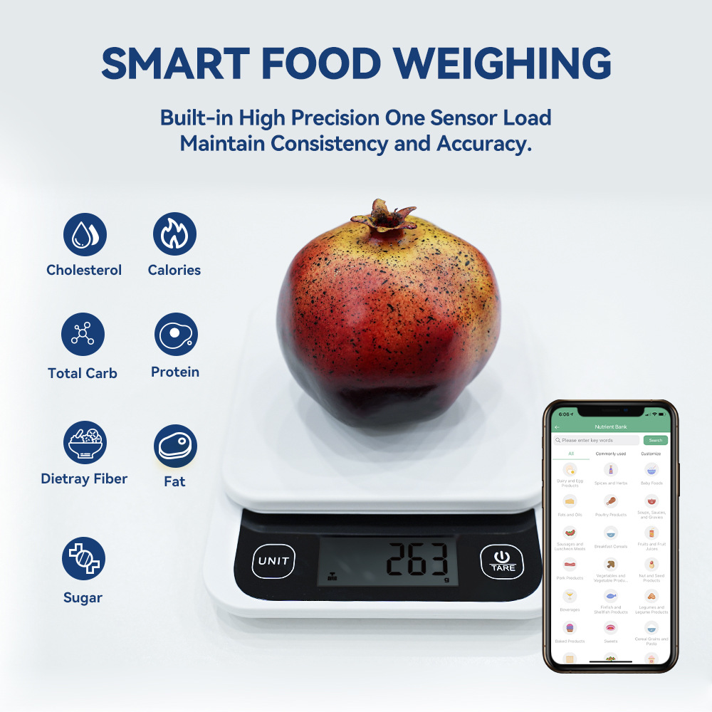 Smart Kitchen Scale with Nutrition App