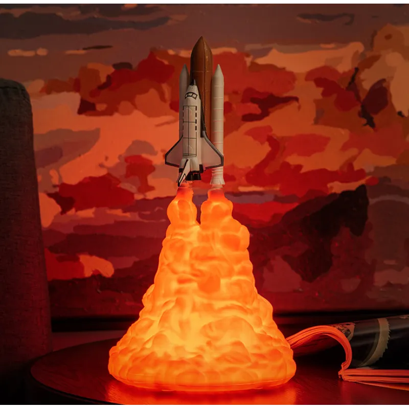 Rocket Space Explorer Night Light