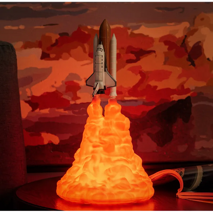 Rocket Space Explorer Night Light