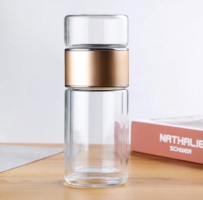 Double Glass Office Tea Cup