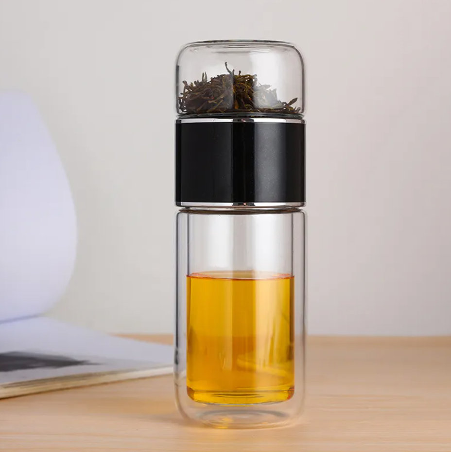 Double Glass Office Tea Cup