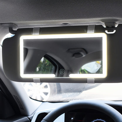 Dimmable LED Car Visor Mirror