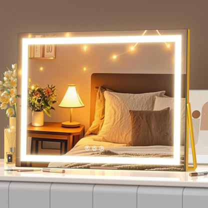 Luxe Illuminated Vanity Mirror 14"x12"