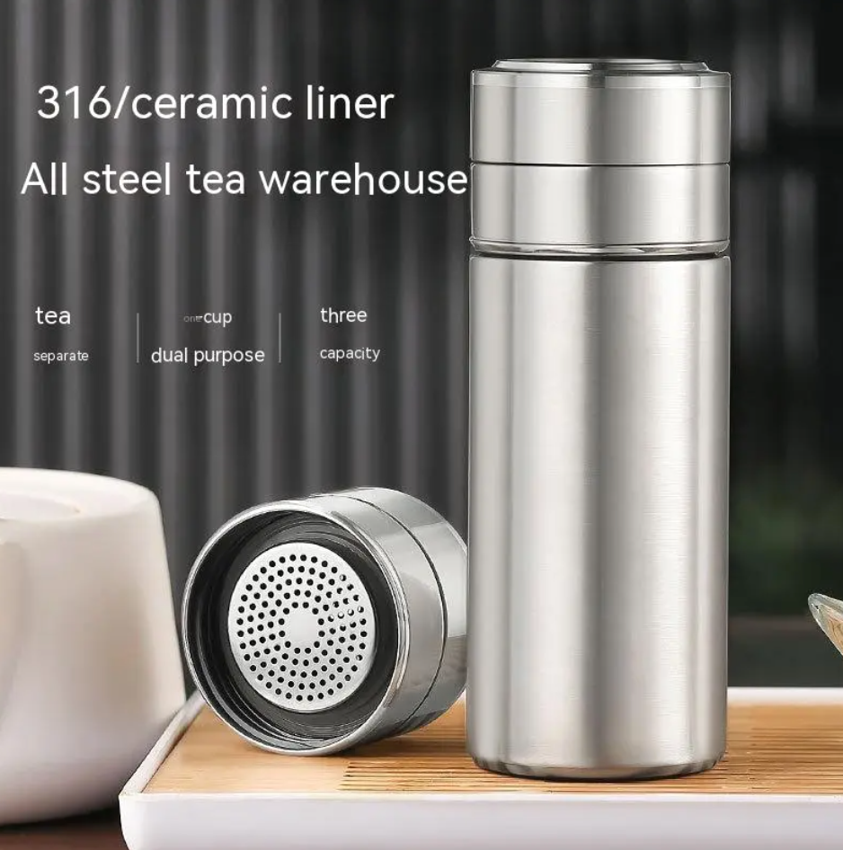 Double Glass Office Tea Cup