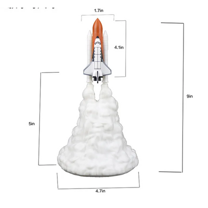 Rocket Space Explorer Night Light