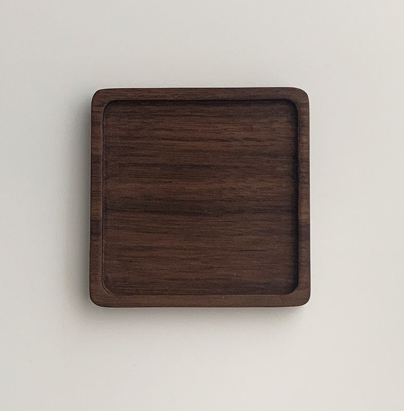 Natural Walnut Wood Coaster