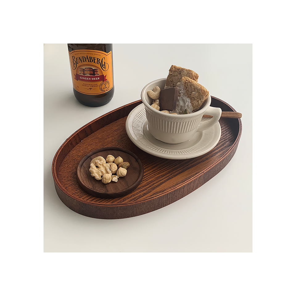 Natural Walnut Wood Coaster