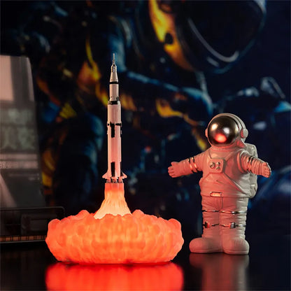 Rocket Space Explorer Night Light