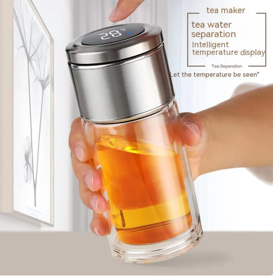 Double Glass Office Tea Cup