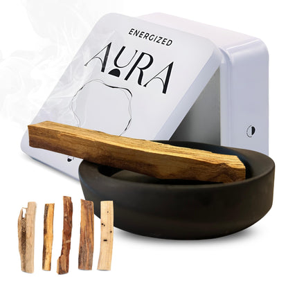 Palo Santo 5-Pack with Elegant Holder
