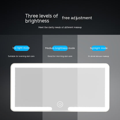 Dimmable LED Car Visor Mirror