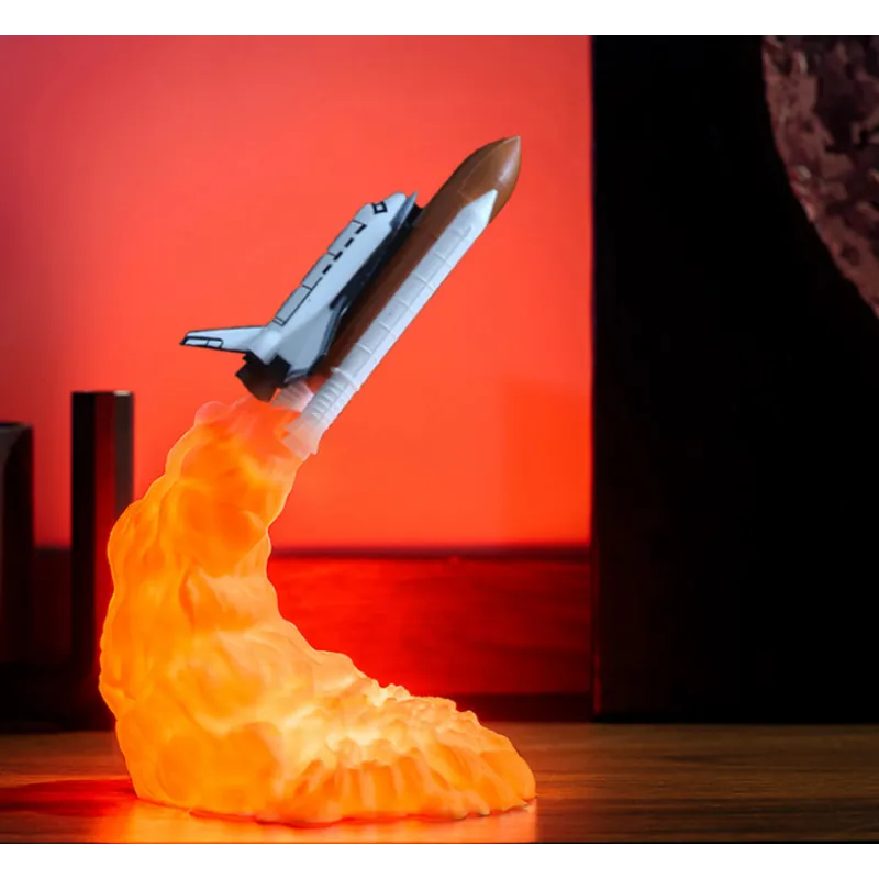Rocket Space Explorer Night Light