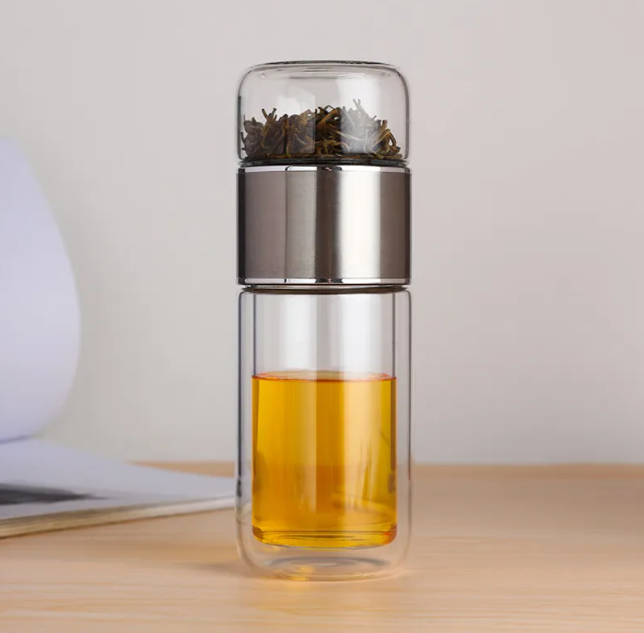 Double Glass Office Tea Cup